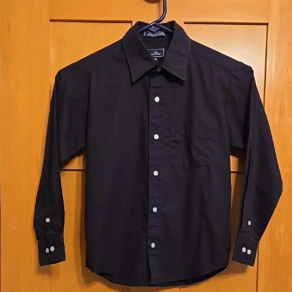 Dockers Kids Black Button Down